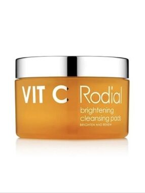 Rodial VIT C Brightening Cleansing Pads, Brighten & Renew, 50 pads, NIB